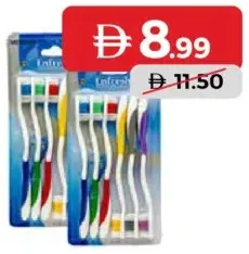 Enfresh Toothbrush - 2 x 6 Pcs