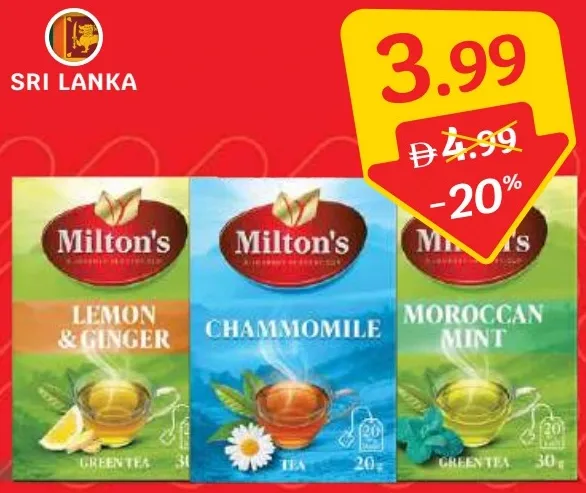 Milton's شاي متنوع