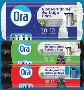 Ora Biodegradable Garbage Bags