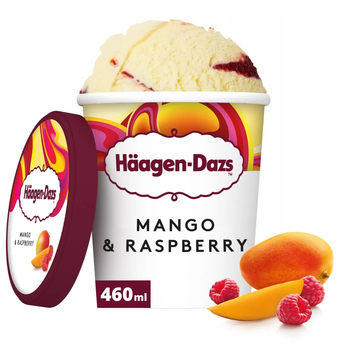 Haagen Dazs بالمانجو والتوت
