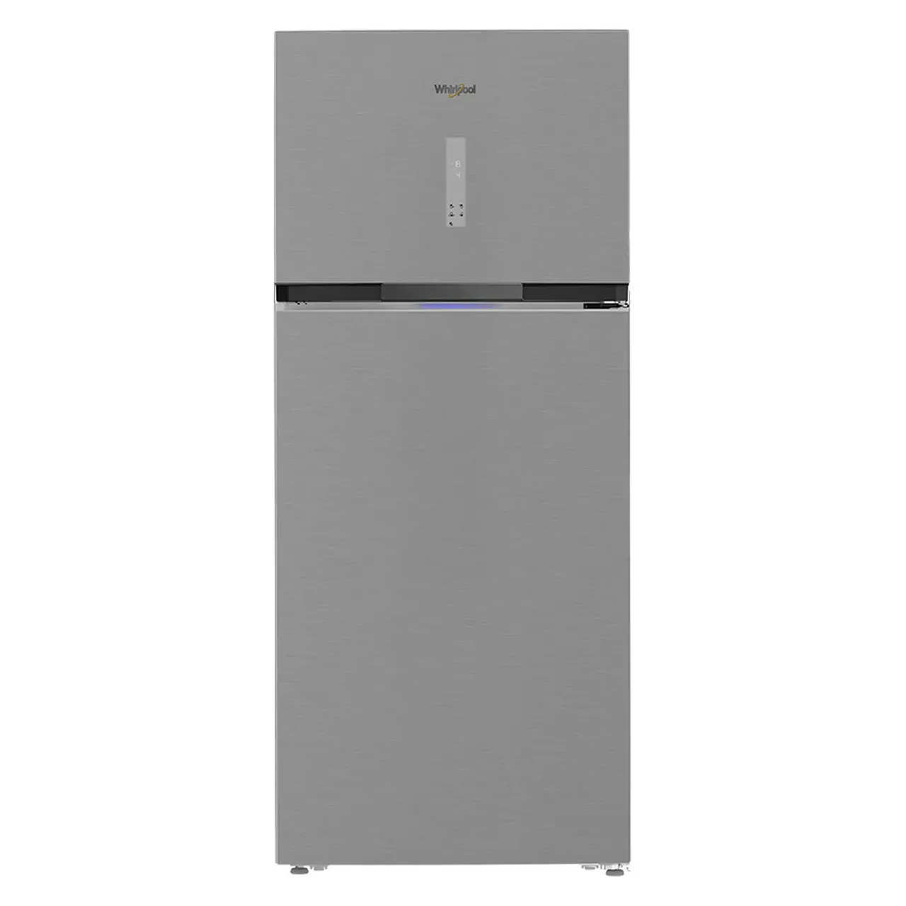 whirlpool ثلاجة بفريزر علوي WTMF786593 XME، Titanium Inox، 2 باب