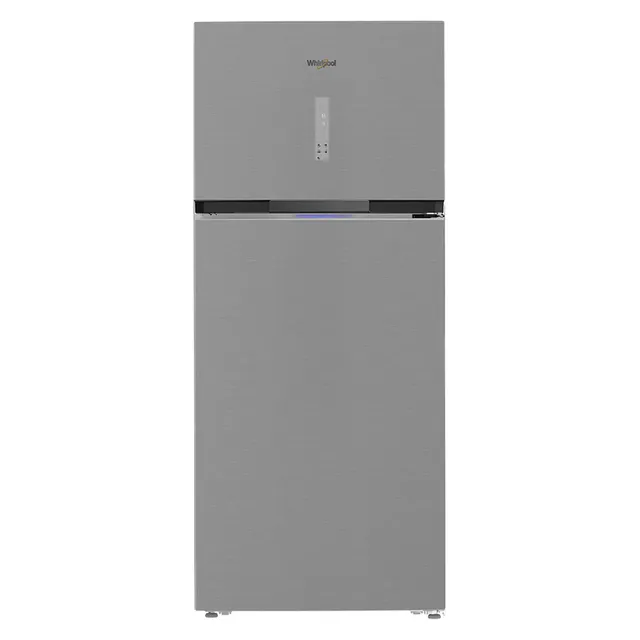 whirlpool Top Mount Freezer Refrigerator WTMF786593 XME, Titanium Inox, 2 Doors