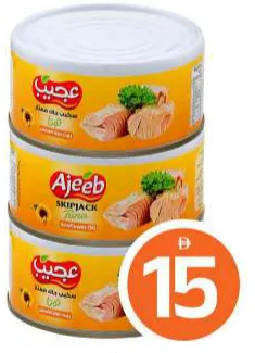 Ajeeb Skip Jack Tuna In S/F Oil