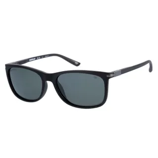 Caterpillar Caterpiller Unisex Polarised Rectangle Sunglasses, Black, CPS-8510-104P