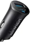 Anker USB-C 2 Port Car Charger 30W