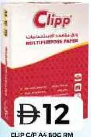 Clipp ورق تصوير C/P A4 80G Rm P5