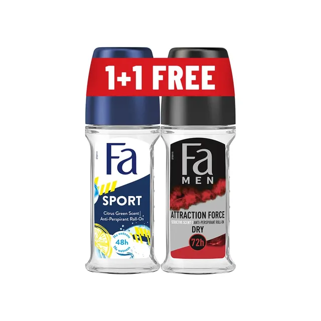 Fa Anti-Perspirant Roll-On Sport + Attraction Force