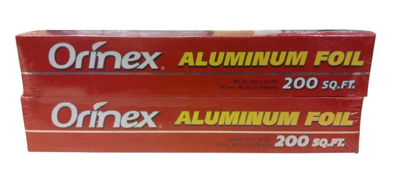 Orinex ورق ألمنيوم عملاق - 2x200Ft