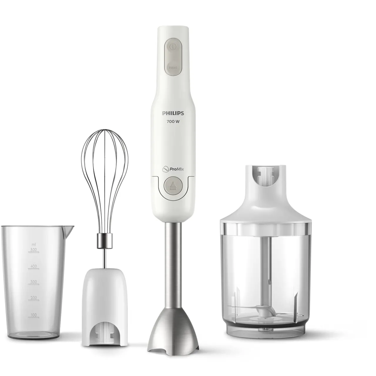 Philips خلاط يدوي Daily Collection، 700 W، أبيض، HR2545/01