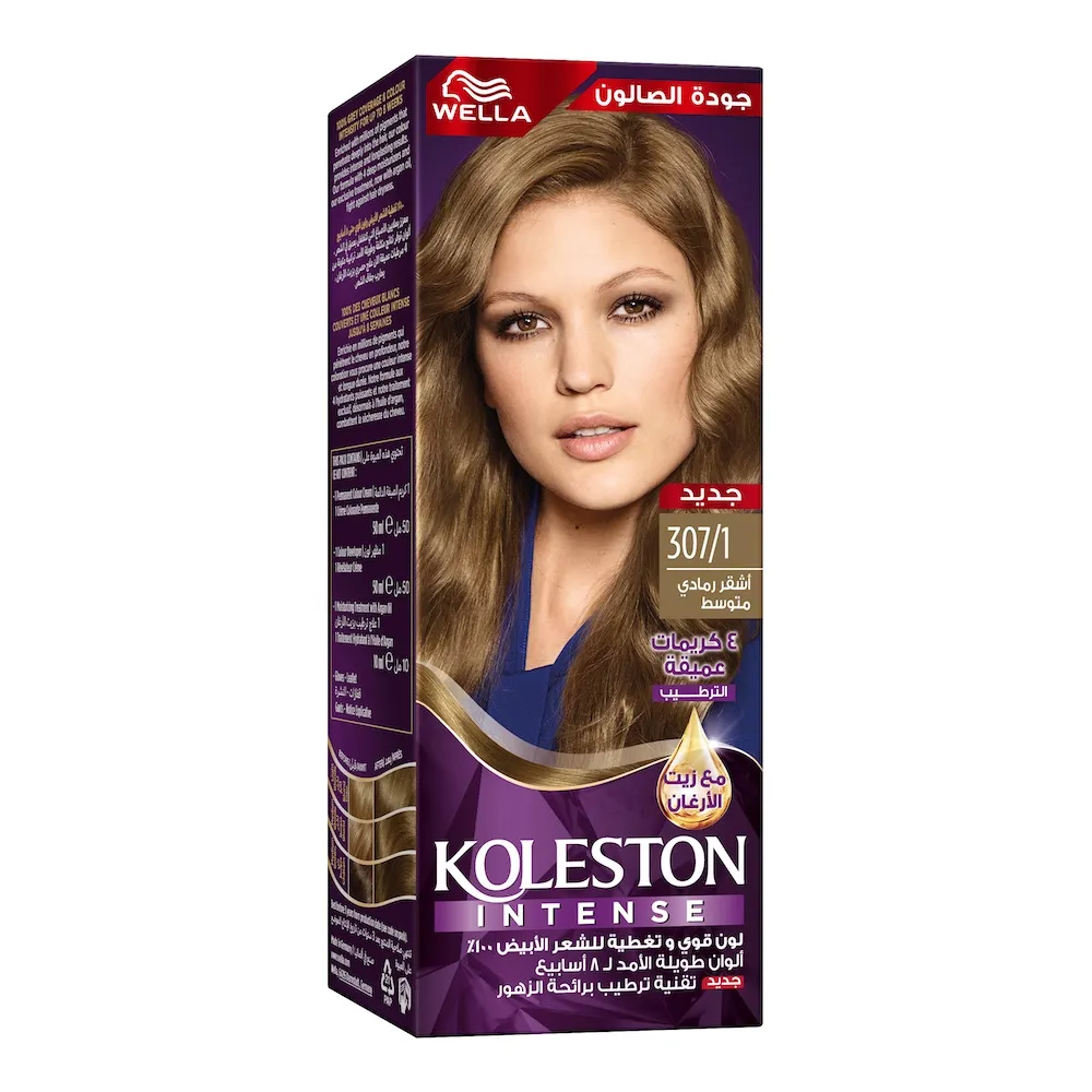 Wella صبغة شعر ويلا كولستون إنتنس 307/1 أشقر رمادي متوسط