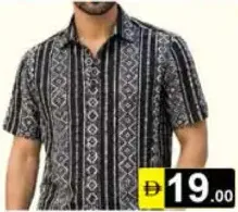Mens Lycra Fancy Shirt D/S