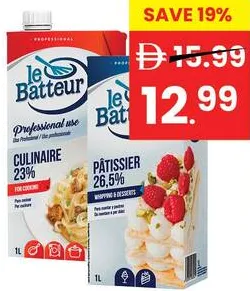 Le Batteur UHT Whipping/Cooking Cream