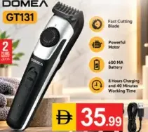 Domea Rechargeable Hair Clipper GT131
