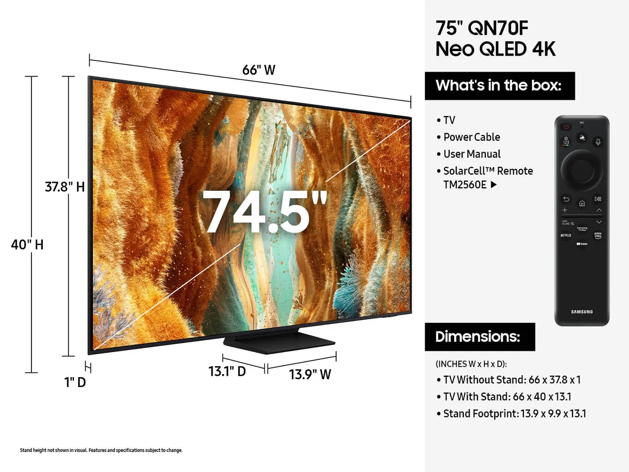 Samsung تلفزيون ذكي Neo QLED بدقة 4K UHD