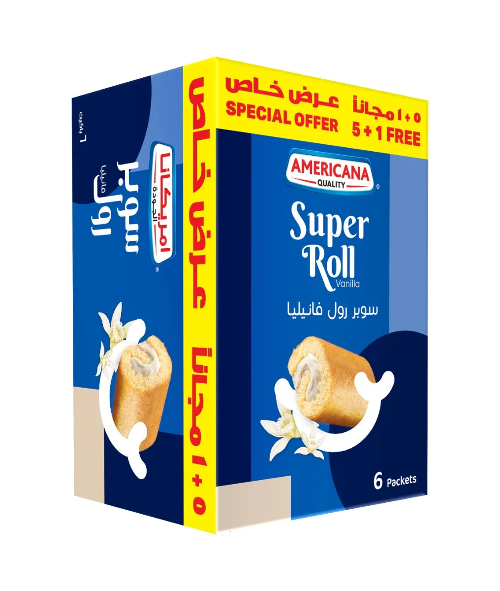 Americana سويس رول بالفانيليا