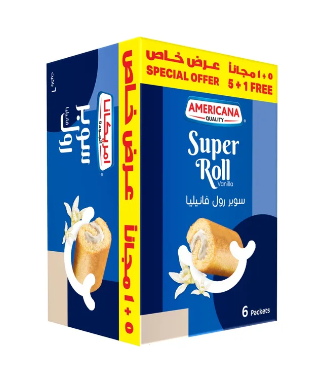 Americana Swiss Roll Vanilla