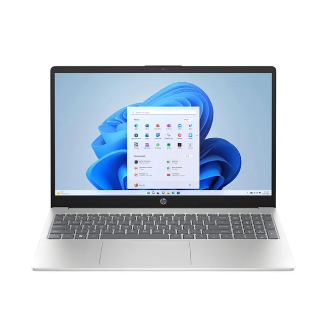 HP 15-FD1020NE Laptop, Intel Core Ultra 5 125H, 16GB RAM, 512GB SSD, 15.6-Inch FHD IPS, Intel Arc Graphics Card, Windows 11 Home, Natural Silver