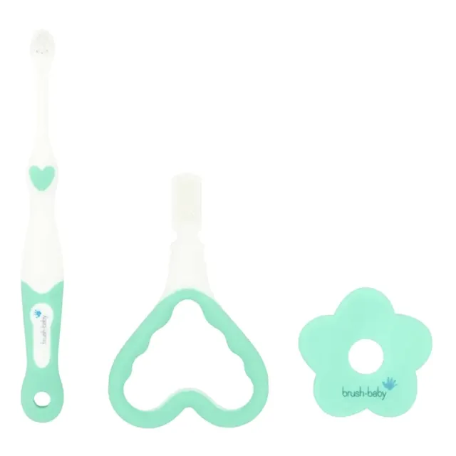 brush-baby My FirstBrush Toothbrush and Teether Set BRB097 0 to 18 Months