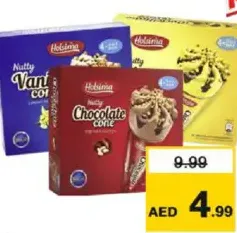Holsteins مخروط Nuty بتوفي/فانيليا/شوكولاتة
