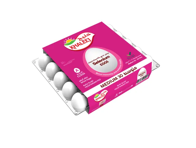 Khaleej Eggs Selenium White Medium 30's
