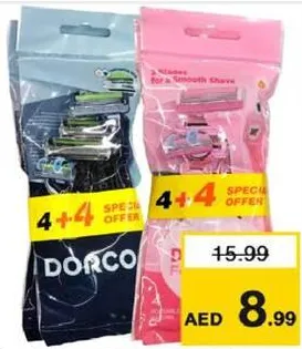 Dorco Pace3 Plus Men/Women Disposable Razor