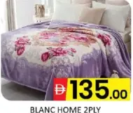 Blanc Home Double Blanket 2 Ply