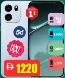Oneplus Ce 6 8+8 GB RAM, 256GB ROM, 5G, 50MP, 7500 mAh