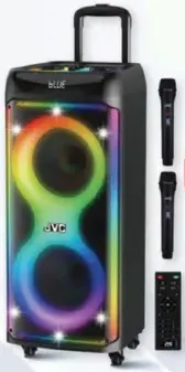 JVC Trolley Speaker With Wireless Microphone XSN5214PB