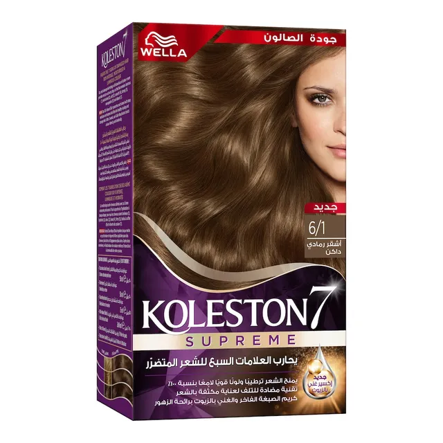 Wella Koleston Supreme Hair Color 6/1 Dark Ash Blonde