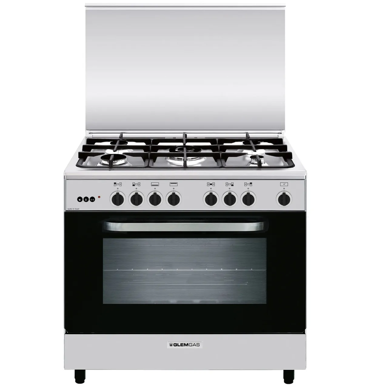 Glemgas طباخ غاز 90x60 بإشعال ذاتي AL9612RI-FSCD