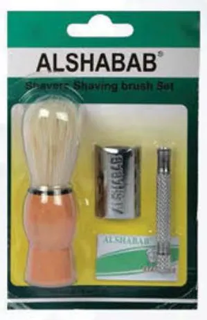 Al Shabab Disposable Razor + Shaver Brush AL-408