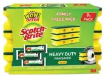 Scotch Brite إسفنجة واقية للأظافر