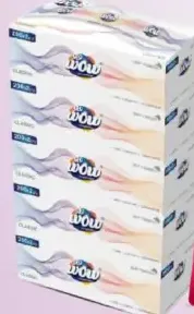 Wow مناديل وجه كلاسيكية