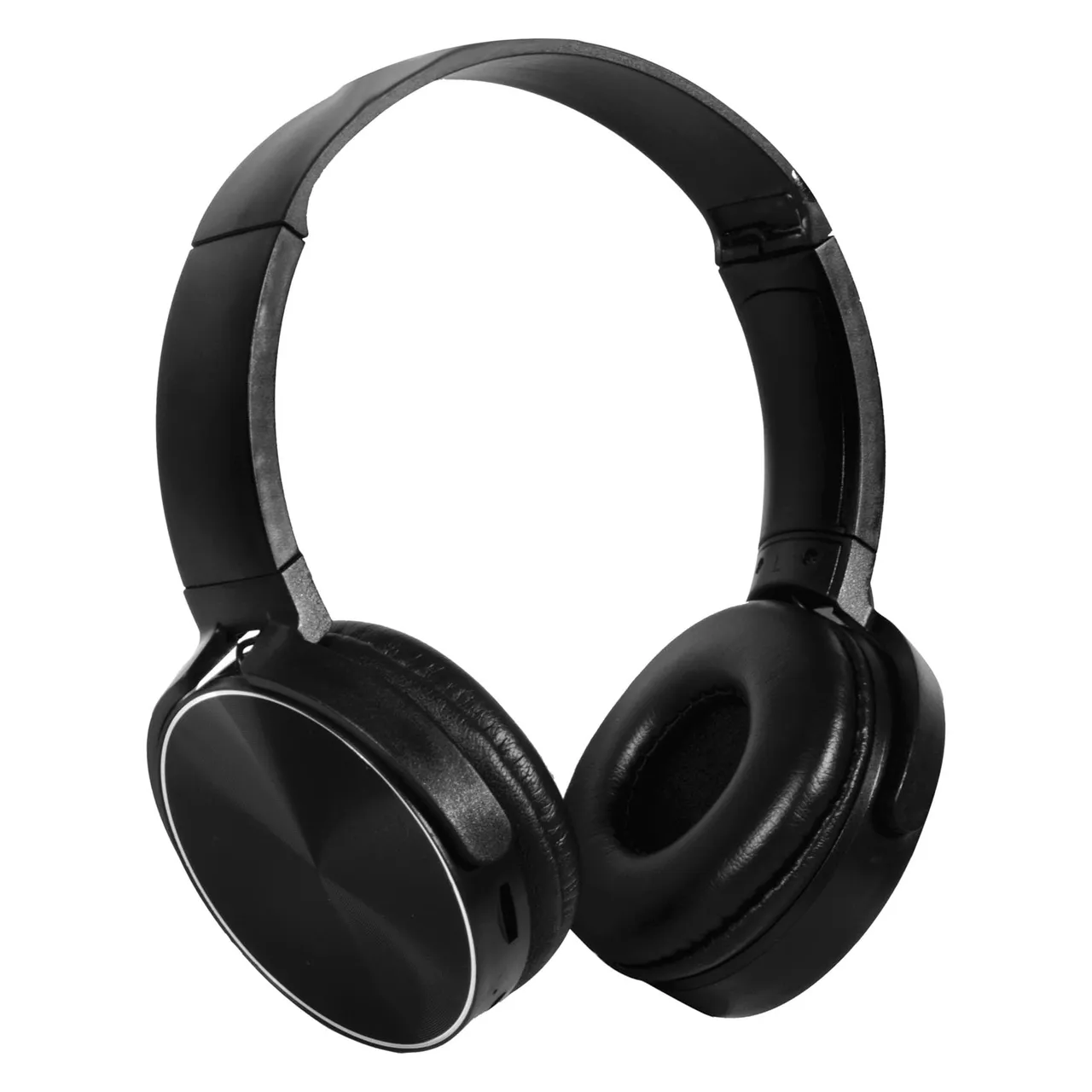 Carrefour سماعات رأس ITL YZ-724HS مع ميكروفون لاسلكية ستيريو فوق الأذن، أسود