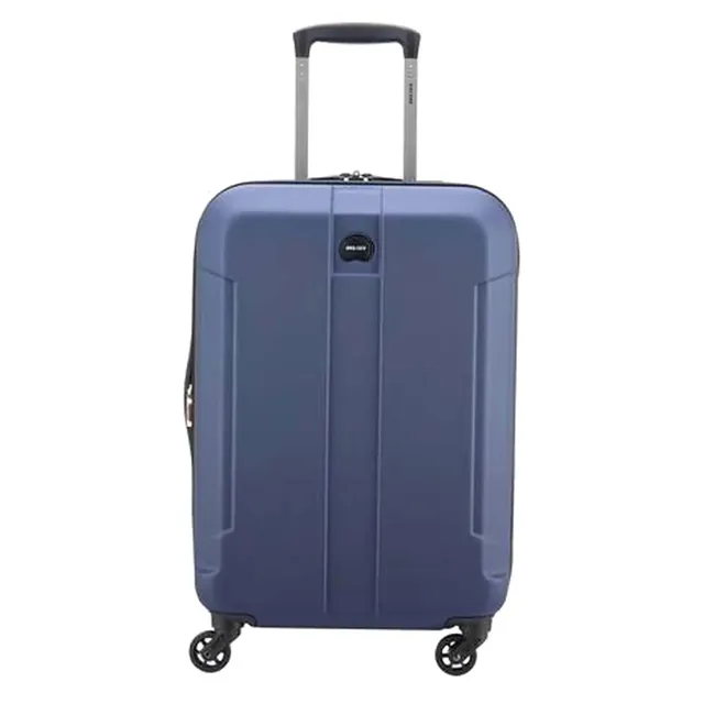 delsey Depart Hard Plus 4 Wheel Trolley Luggage Bag Cabin 71cm Navy Blue