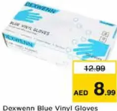 Dexwenn Blue Vinyl Gloves