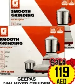 Geepas 2In1 Mixer Grinder