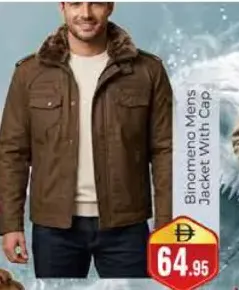 Bimmeno Men's Jacket With Cap