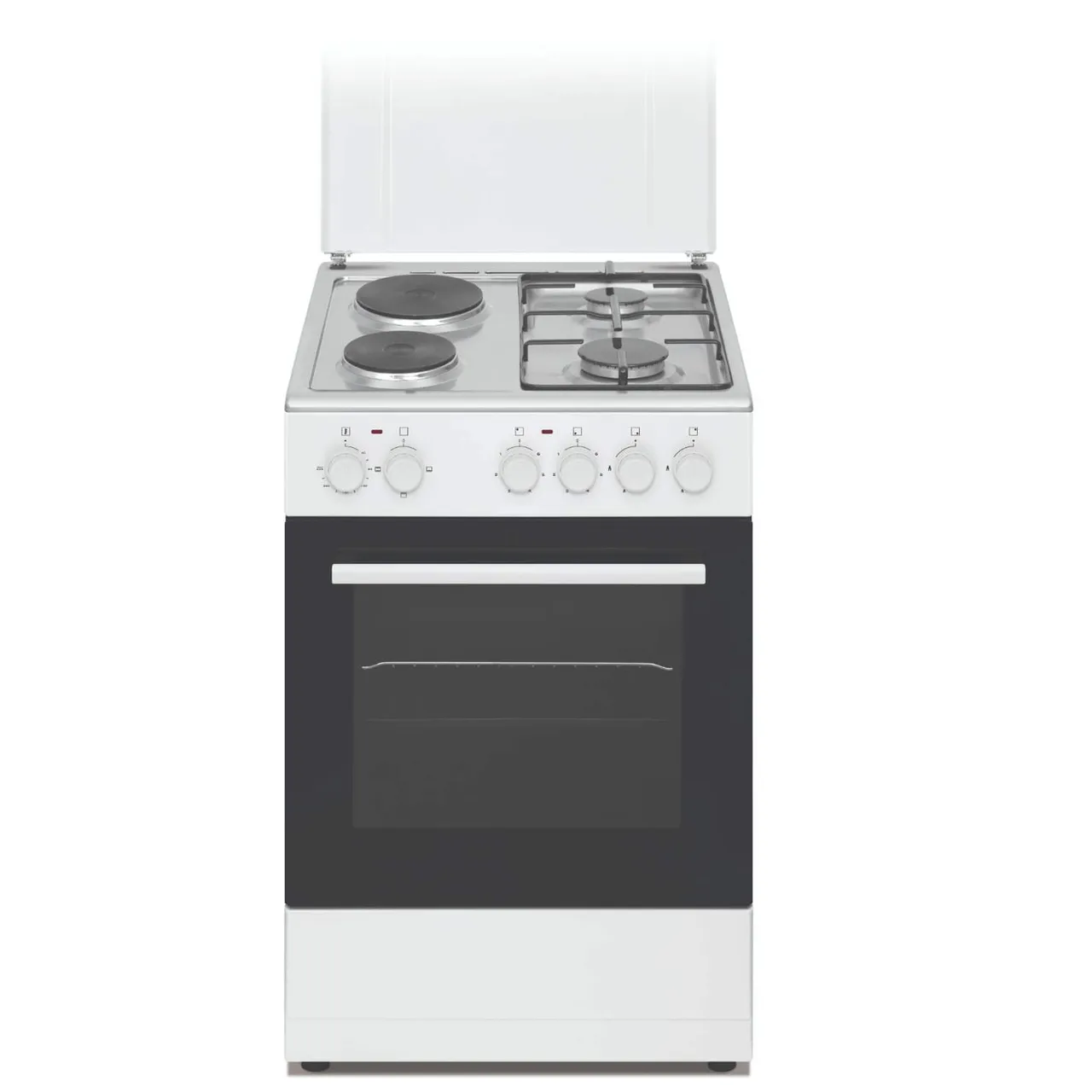 Nobel فرن غاز Lid Cooking Range NGC5200 فضي