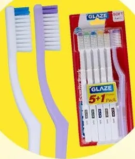 Glaze جليز فرشاة أسنان عائلية