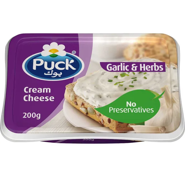 Puck Soft Cream cheese With Garlic & Herbs