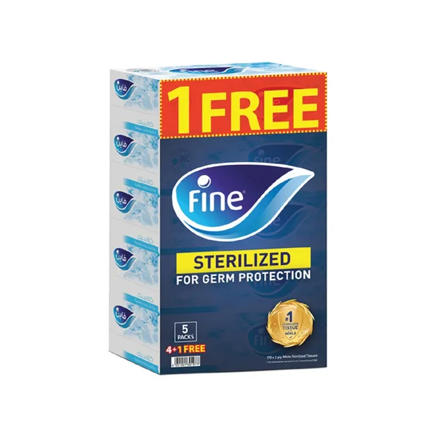 Fine Classic Facial Tissues 170`S 2 Plies 4+1Free