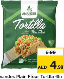 Amandes تورتيلا دقيق أمانديس