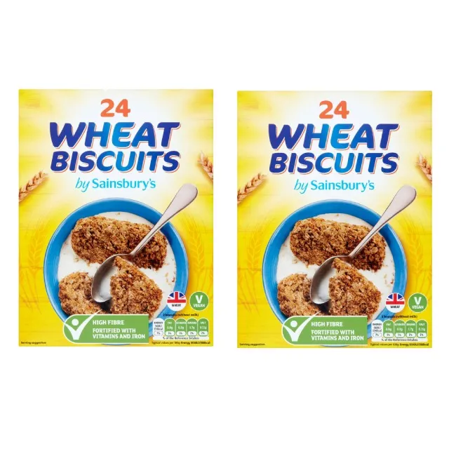 Sainsbury's Wholewheats Cereal X24 Biscuits