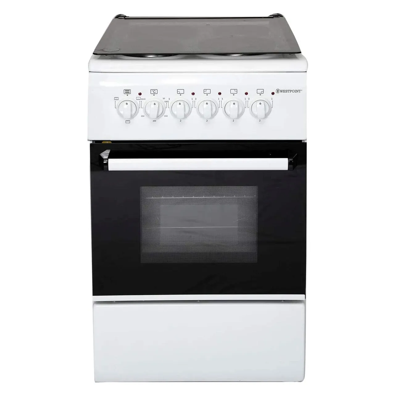 Westpoint طباخ كهربائي 60x60cm أبيض WCER6604E