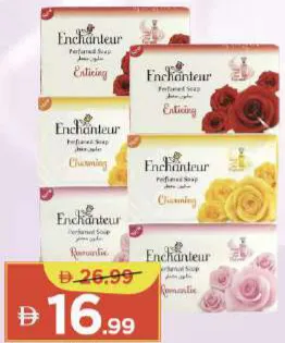 Enchanteur Perfumed Soap ASSORTED