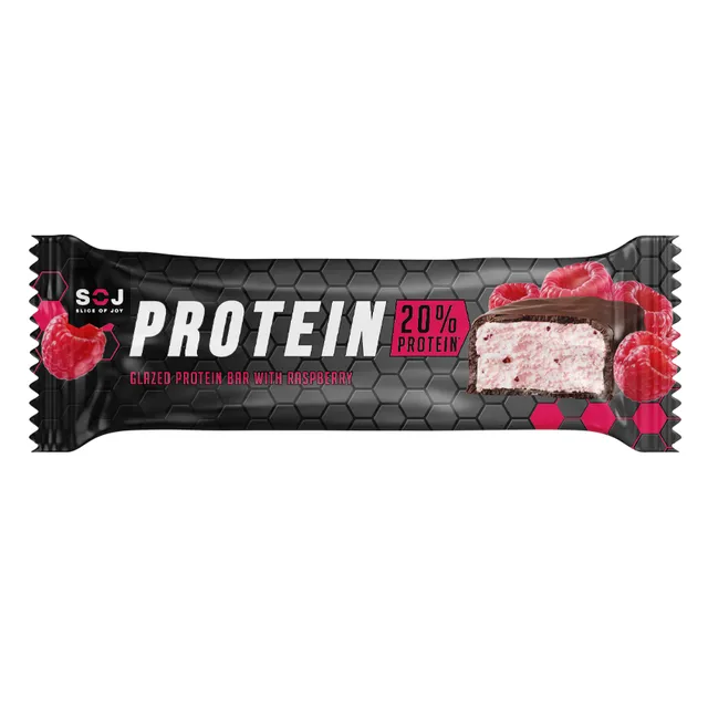 Protein bar Protein SOJ with raspberry flavor