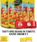 Tasty Bkd Beans In Tomoto Sause