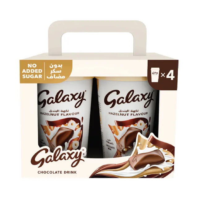 Galaxy No Added Sugar Hazelnut Chocolate Drink Value Pack