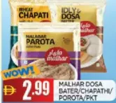 Malhar Dosa Batter/Chapathi/Porota